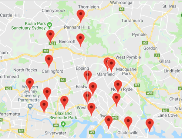 Service Areas of call conveyancing sydney